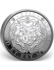 Falkland Islands 2025 - FI Rose - Ryal Ag999 1 oz BU
