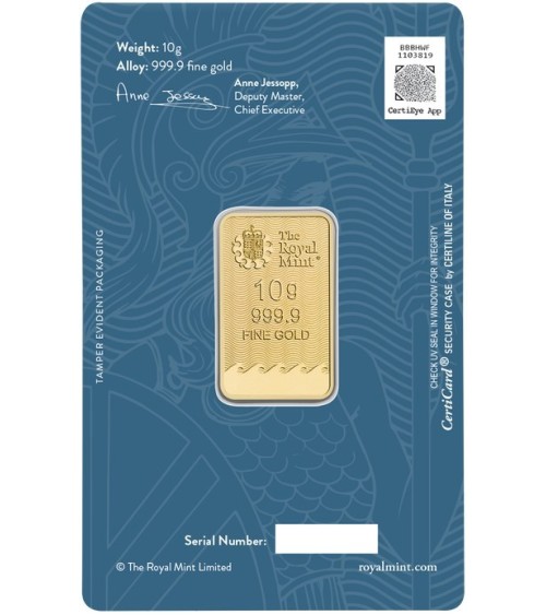 Gold bar Au999.9 The Royal Mint - Britannia 10g