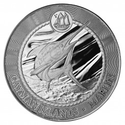 Cayman Islands 2025 - Marlin Ag999 1oz BU