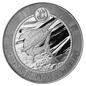 Cayman Islands 2025 - Marlin Ag999 1oz BU