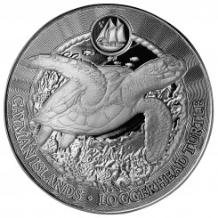 Cayman Islands 2025 - Loggerhead Turtle Ag999 1oz BU
