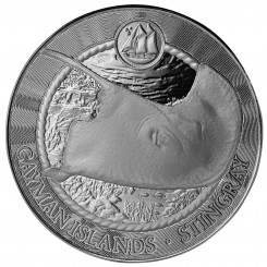 Cayman Islands 2025 - Stingray Ag999 1oz BU