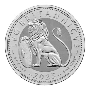 Great Britain 2025 - The British Lion Ag999 5 oz BU