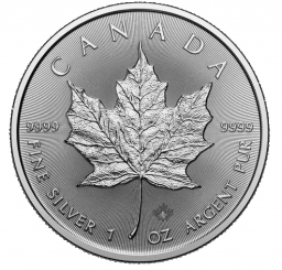 Canada - Maple Leaf Ag999.9 1oz BU backdated VM