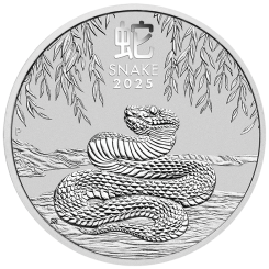 Australia 2025 - Year of Snake Ag999.9 2 oz BU