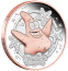 Tuvalu 2025 - SpongeBob SquarePants - Patrick Star Ag999.9 2 oz Proof Gilded