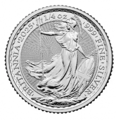 Great Britain 2025 - Britannia Ag999 1/4 oz BU