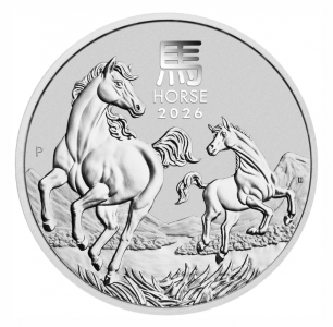 Australia 2026 -Year of the Horse Ag999.9 1 oz BU
