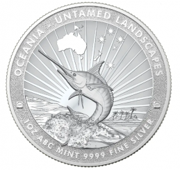 Tokelau 2024 -Untamed Landscapes Series- The Sailfish Ag999.9 1oz BU