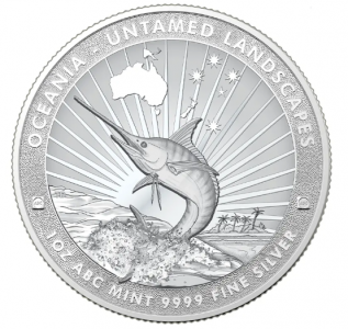 Tokelau 2024 -Untamed Landscapes Series- The Sailfish Ag999.9 1oz BU