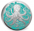 Pitcairn Islands 2025 - Ocean Wonders - Octopus Ag999 1 oz BU