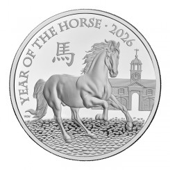 Great Britain 2026 - Lunar Year of Horse Ag999 1 oz Proof