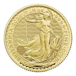Great Britain 2026 - Britannia Au999.9 1/4 oz BU