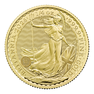 Great Britain 2026 - Britannia Au999.9 1/4 oz BU