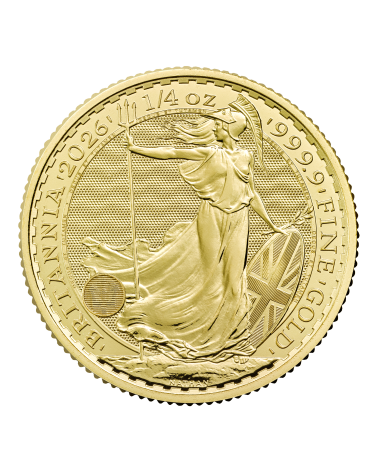 Great Britain 2026 - Britannia Au999.9 1/4 oz BU