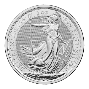 Great Britain 2026 - Britannia Ag999 1 oz BU