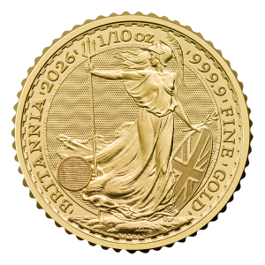 Great Britain 2025 - Britannia Au999.9 1/10 oz BU