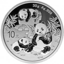 China 2025 - Panda Ag999 30g BU RT