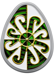 Ukraine 2025 - Easter Joy. Pysanka Ag999 1 oz
