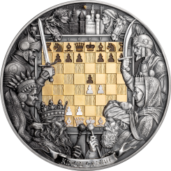 Niue 2025 - King's Gambit Ag999 3 oz HR