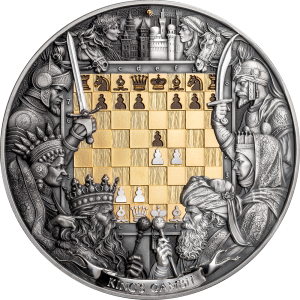 Niue 2025 - King's Gambit Ag999 3 oz HR