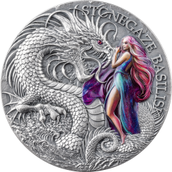 Cameroon 2025 - Stonegaze Basilisk Ag999 2 oz HR