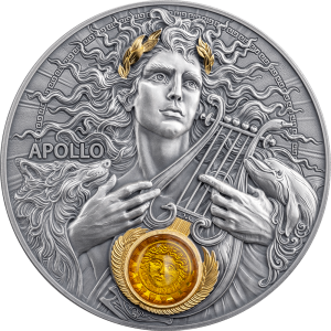 Niue 2025 - Apollo Ag999 3oz Antique