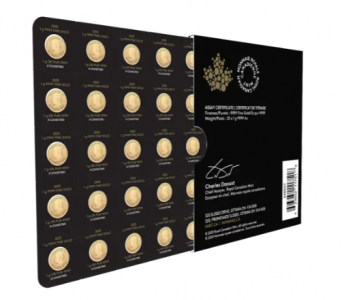 Canada 2025 - Maplegram 25x1g Au999.9