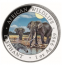 Somalia 2026 - African WIldlife - Elephant Ag999.9 1 oz Color