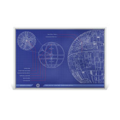 Niue 2025- Blueprint Series - Death Star Foil Ag999 1 oz