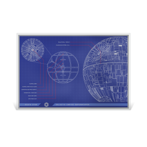 Niue 2025- Blueprint Series - Death Star Foil Ag999 1 oz