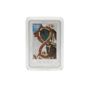 Niue 2025- TAROT - XXI. The World Ag999 1 oz
