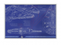 Niue 2025- Star Wars - Millennium Falcon - Blueprint Foil Ag999 1 oz