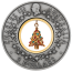Australia 2025 - Santa's workshop Ag999.9 2oz Antiqued Coloured Coin