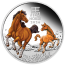 Australia 2026 - Lunar Series III Year of the Horse Ag999.9 1oz Silver Proof Coloured Coin