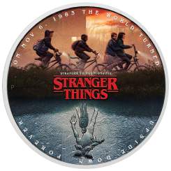 Tuvalu 2026 - Stranger Things The Upside Down Ag 999.9 1oz coloured