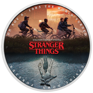 Tuvalu 2026 - Stranger Things The Upside Down Ag 999.9 1oz coloured