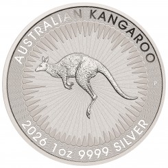 Australia 2026 - Kangaroo Ag999.9 1 oz BU RT