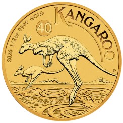 Australia 2026 - Kangaroo Au999.9 1/2 oz BU
