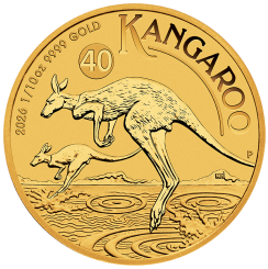 Australia 2026 - Kangaroo Au999.9 1/10 oz BU