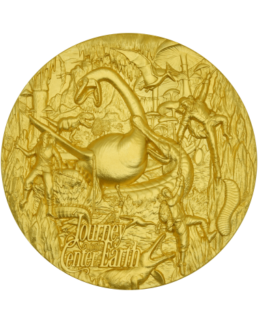 Cameroon 2026 - Journey to the Center of the Earth Ag999.9 3 oz Gilding