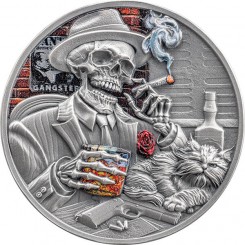 Ghana 2025 - Gangster Ag999 1oz Antique