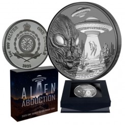 Niue 2025 - Alien Abduction Ag999 1 oz Black Proof