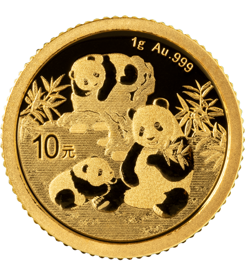 China 2025 - Panda Au999 1g BU