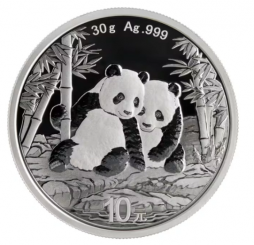 China 2026 - Panda Ag999 30g BU RT