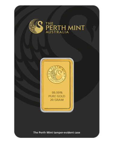 Gold bar Au999.9 The Perth Mint - Kangaroo 20g