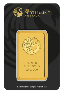 Gold bar Au999.9 The Perth Mint - Kangaroo 50g