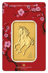 Gold bar Au999.9 - Lunar Horse 2026 1oz BU