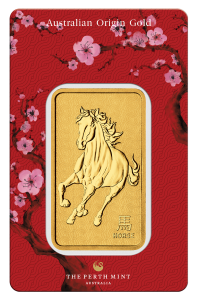 Gold bar Au999.9 - Lunar Horse 2026 1oz BU