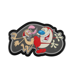 Niue 2025-NickToons- Ren & Stimpy -Butt Bump Ag999 1 oz Proof